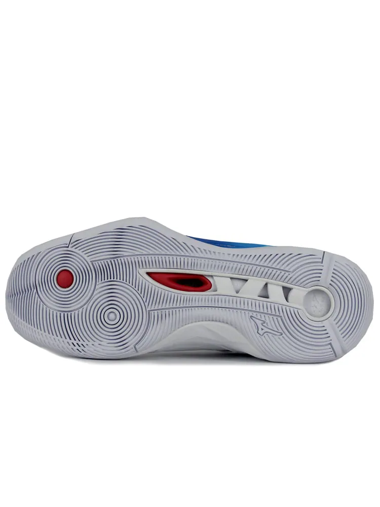 Носки Mizuno Wave Momentum 2 'White Black Blue' — изображение 5 из 5, черный