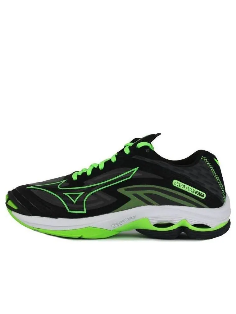 Носки Mizuno Wave Lightning Z7 'Black Fluorescent Green' — изображение 1 из 5, черный