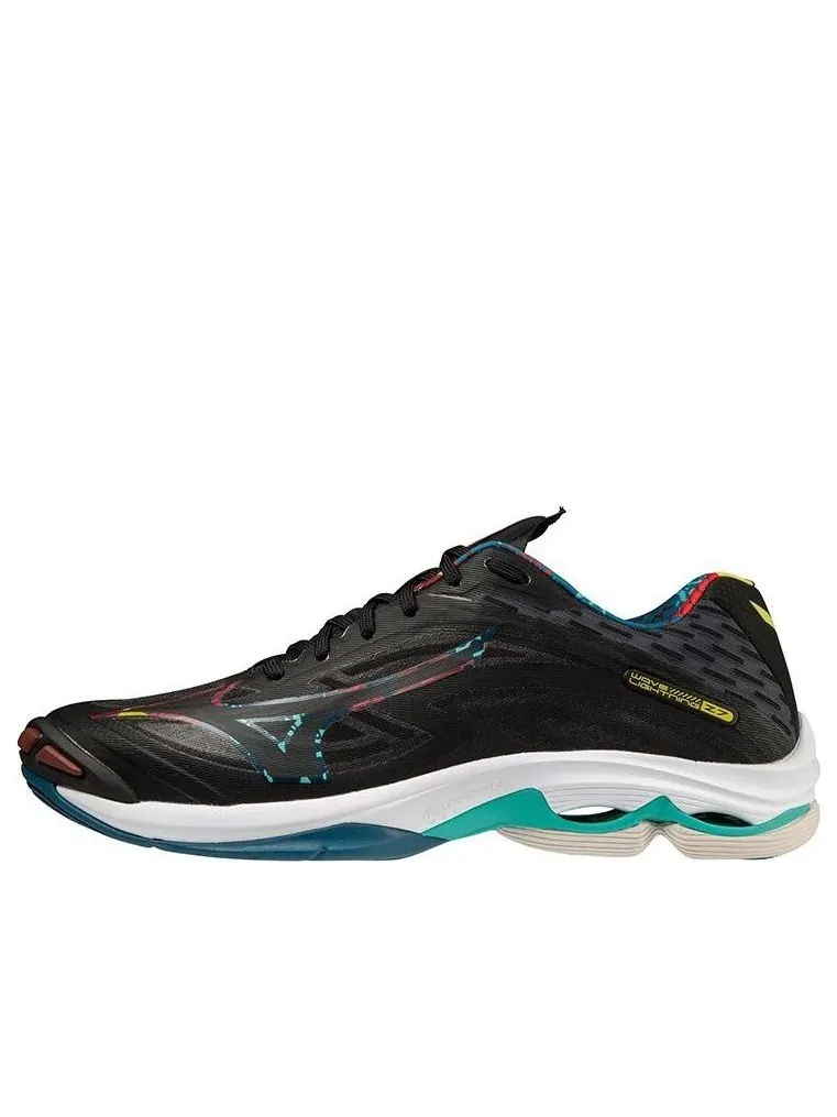 Носки Mizuno Wave Lightning Z7 'Black Red Green' — изображение 1 из 5, черный