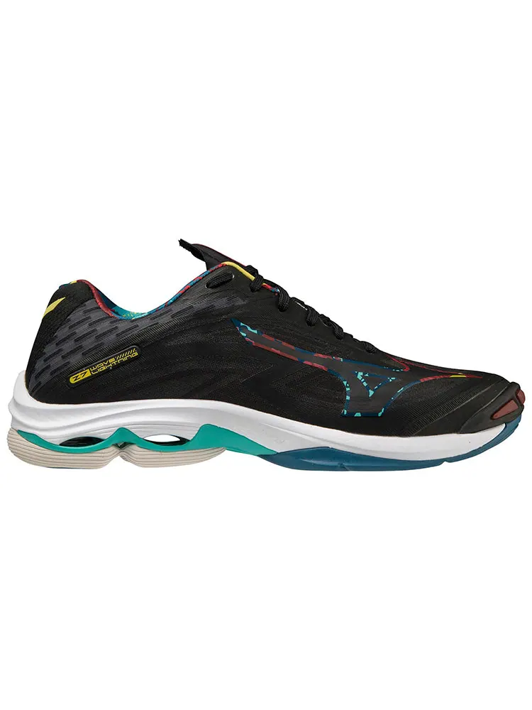 Носки Mizuno Wave Lightning Z7 'Black Red Green' — изображение 2 из 5, черный