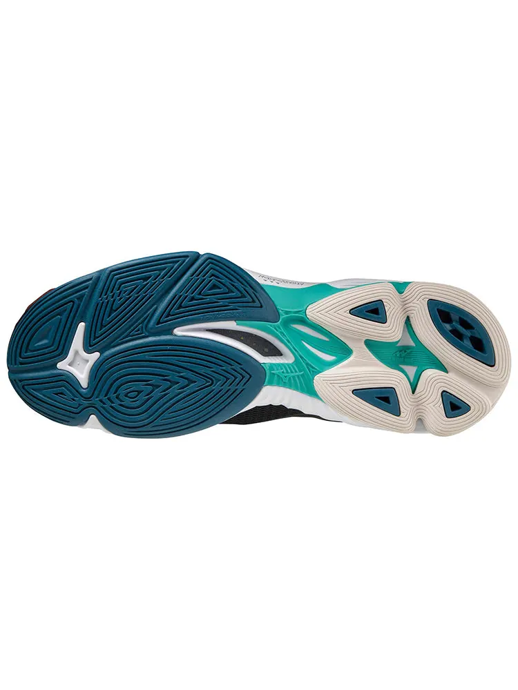 Носки Mizuno Wave Lightning Z7 'Black Red Green' — изображение 5 из 5, черный