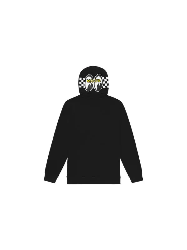 Толстовка x mooneyes fleece pullover hoodie 'black' Vans — изображение 2 из 4, черный