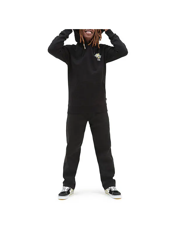 Толстовка x mooneyes fleece pullover hoodie 'black' Vans — изображение 3 из 4, черный