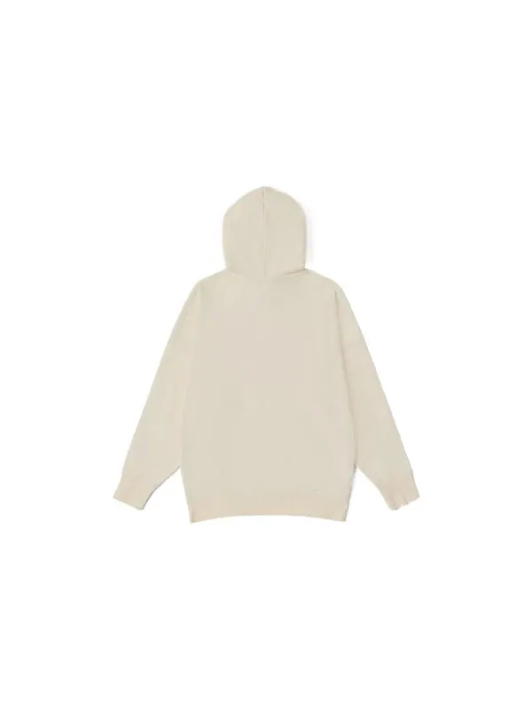 Толстовка (WMNS) Vans Prep School Logo Hoodie 'Beige' — изображение 2 из 2, бежевый
