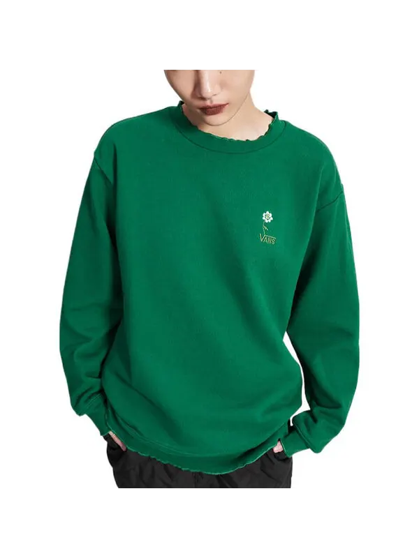 Свитер anaheim floral crew sweatshirt 'green' Vans — изображение 3 из 3, зеленый