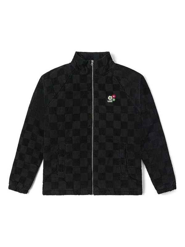 Куртка anaheim floral cord checker jacket 'black' Vans