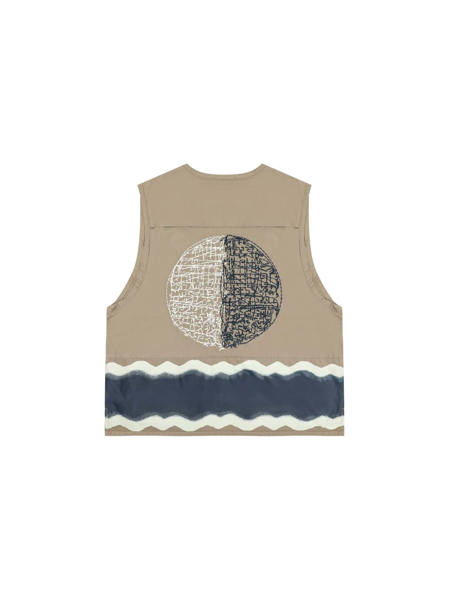 Жилет Vans x Rokit Waltonian Vest 'Khaki' — изображение 2 из 2, коричневый