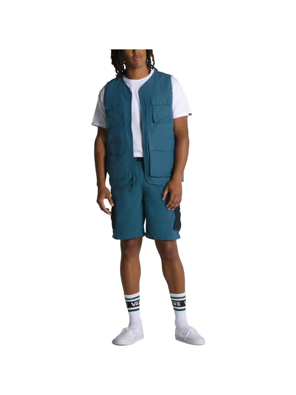 Жилет Vans Great Escape Vest 'Teal' — изображение 3 из 5, бирюзовый