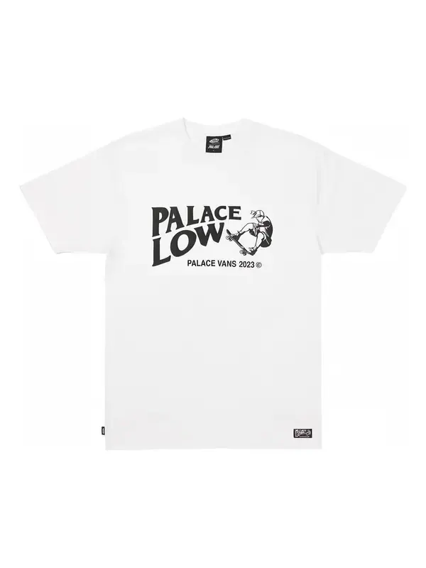 Футболка x vans low t-shirt 'white' Palace — изображение 1 из 1, белый