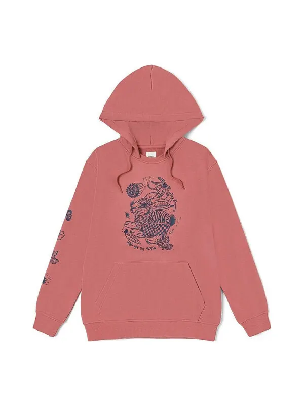 Толстовка year of the rabbit hoodie 'red' Vans — изображение 1 из 2, красный