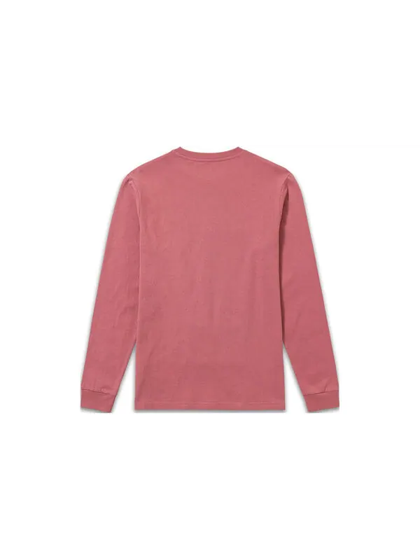 Футболка gym class long sleeve t-shirt 'rose red' Vans — изображение 2 из 2, розовый красный