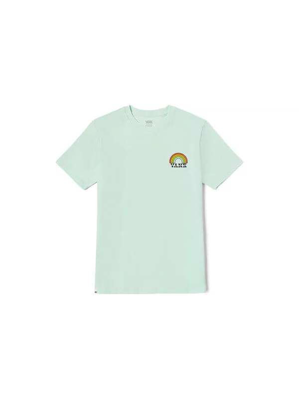 Футболка unicorn rainbow t-shirt 'lake green' Vans — изображение 2 из 2, зеленый