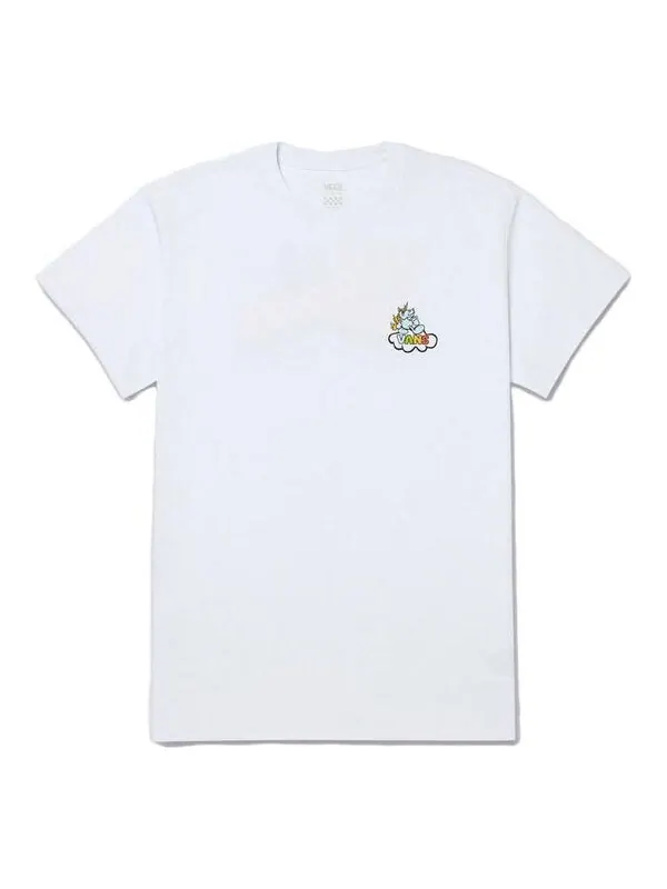Футболка unicorn lake rainbow t-shirt 'white' Vans — изображение 1 из 2, белый
