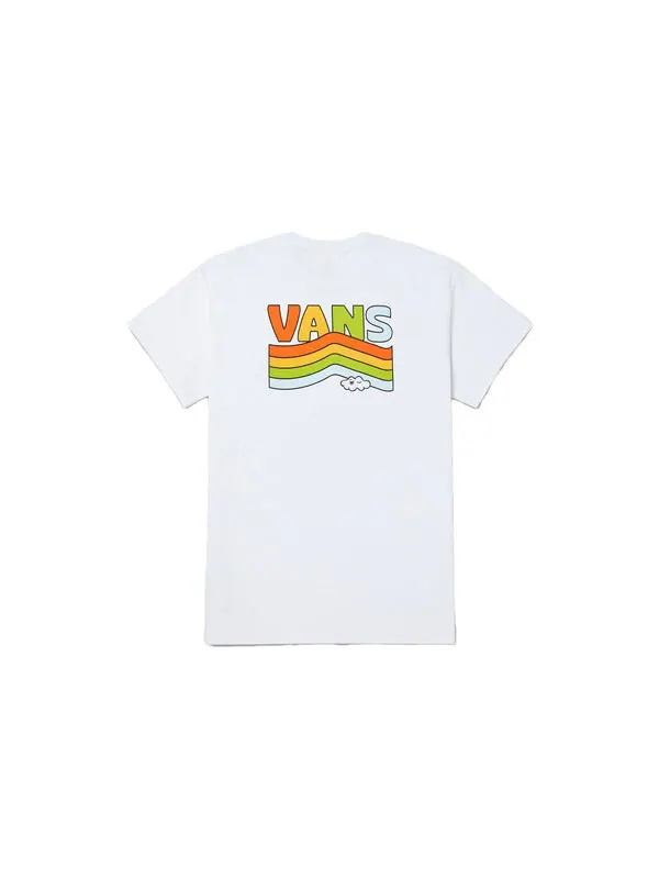 Футболка unicorn lake rainbow t-shirt 'white' Vans — изображение 2 из 2, белый