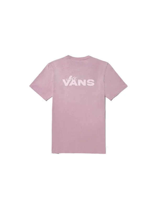 Футболка panda logo t-shirt 'pink mauve' Vans — изображение 2 из 2, розовый