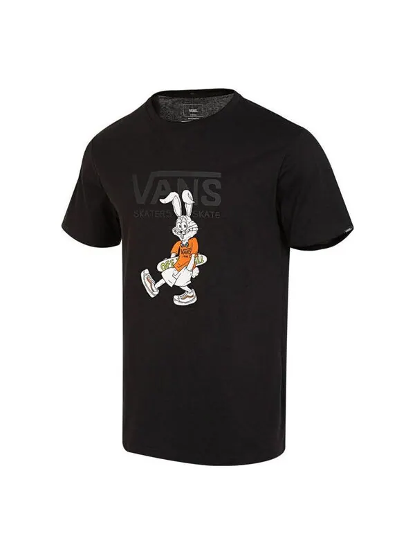 Футболка bunny graphic tee 'black' Vans — изображение 1 из 2, черный/мульти