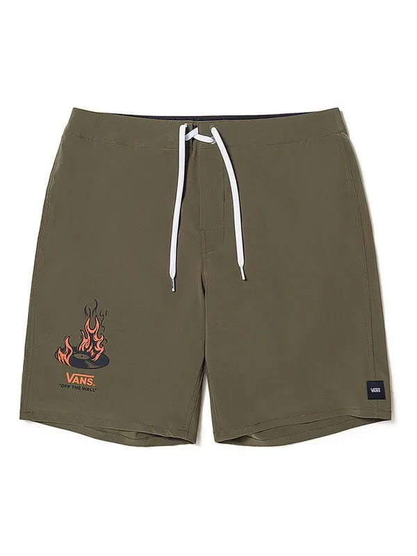 Шорты okeh fire record shorts 'green orange' Vans