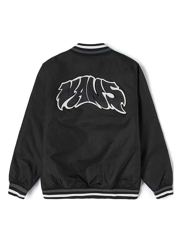 Куртка dunton baseball jacket 'black' Vans — изображение 2 из 2, черный