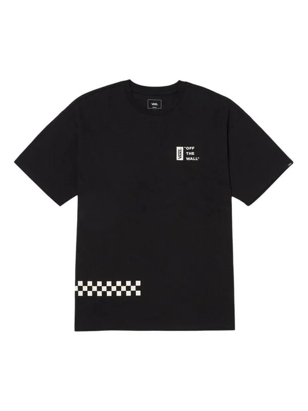 Футболка workwear logo t-shirt 'black white' Vans
