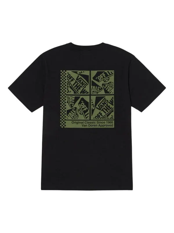 Футболка overstimulated skates graphic t-shirt 'black green' Vans — изображение 2 из 2, черный/зеленый