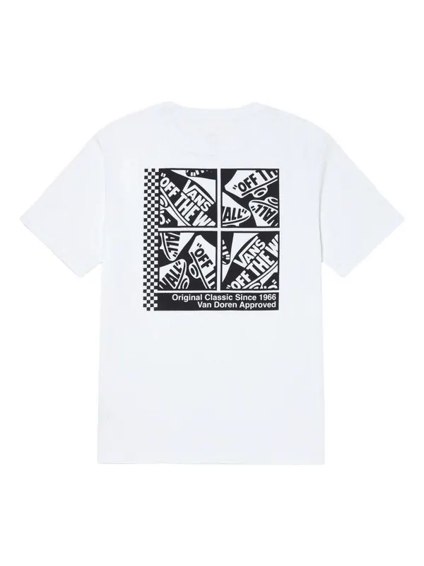 Футболка overstimulated skate graphic t-shirt 'white black' Vans — изображение 2 из 2, белый/черный