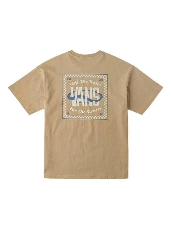 Футболка graphic t-shirt 'tan' Vans — изображение 2 из 2, бежевый