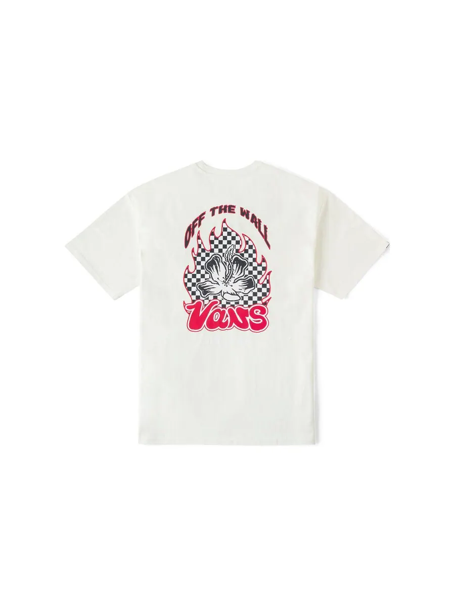 Футболка Vans Graphic T-shirt 'White Red' — изображение 2 из 2, белый