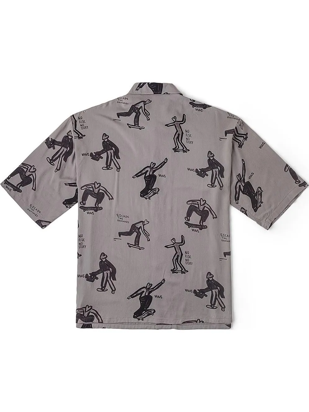 Рубашка Vans Asia Artist Collection Graphic Shirt 'Grey' — изображение 2 из 2, серый