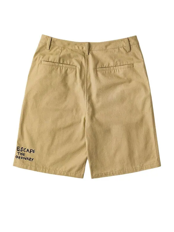 Шорты asia artist collection shorts 'tan' Vans — изображение 2 из 2, бежевый