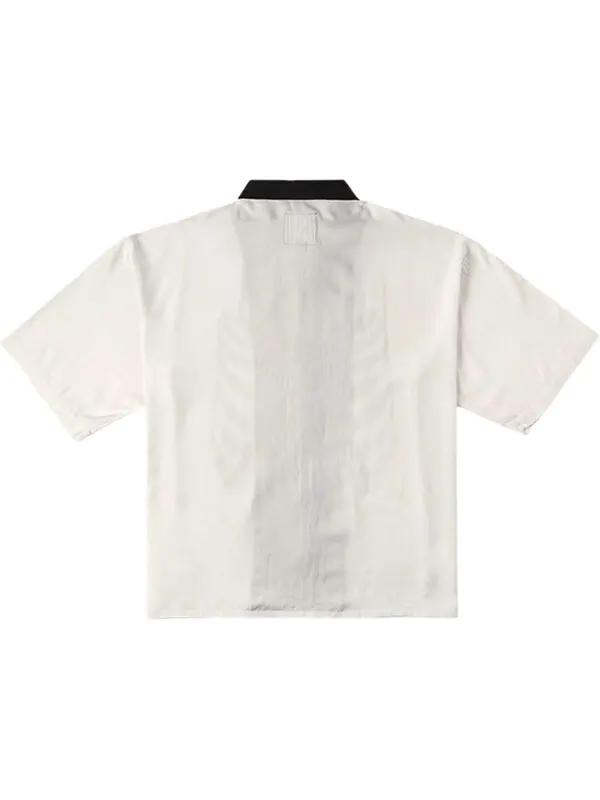 Рубашка skeleton short sleeve shirt 'beige black' Vans — изображение 2 из 2, бежевый/черный