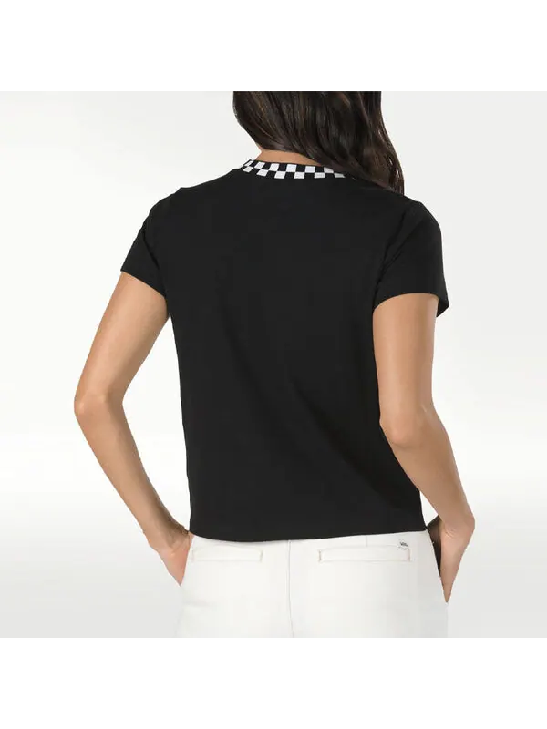 Футболка Vans x Disney Crossover Grid Mickey Round Neck Short Sleeve Black — изображение 4 из 4, черный