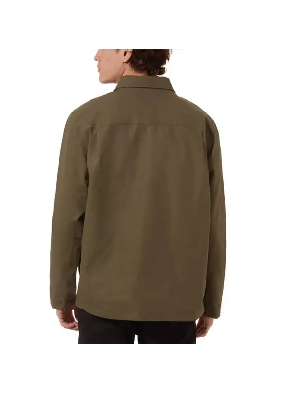Куртка men's cargo casual hooded jacket brown Vans — изображение 4 из 4, коричневый