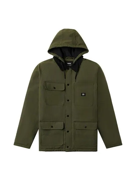 Пальто Vans Drill Chore Coat 'Olive Green' — изображение 1 из 7, оливковый зеленый
