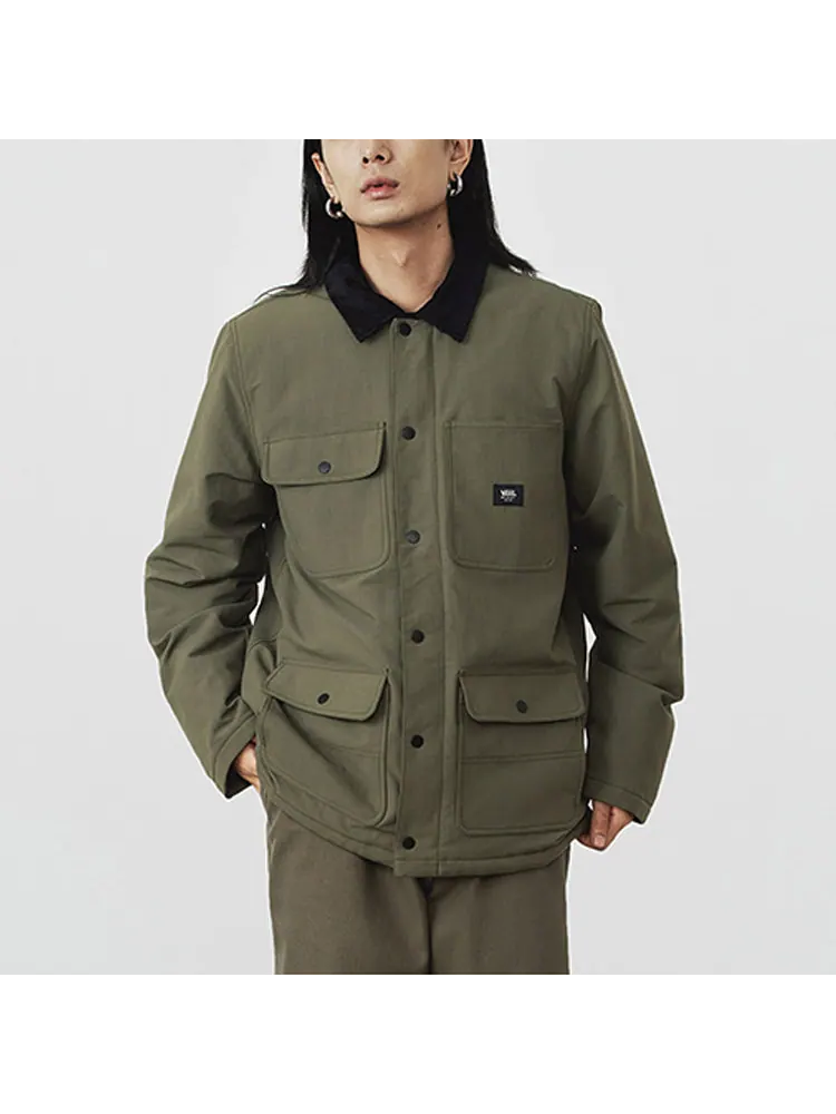 Пальто Vans Drill Chore Coat 'Olive Green' — изображение 5 из 7, оливковый зеленый