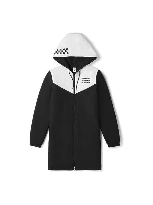 Куртка windproof plaid jacket black Vans