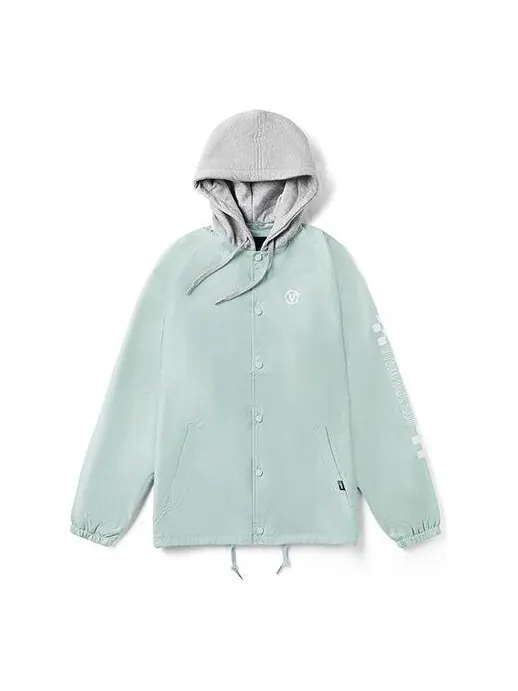 Куртка logo/otw printing athleisure casual sports jacket couple style green Vans