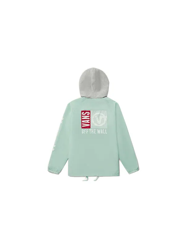 Куртка logo/otw printing athleisure casual sports jacket couple style green Vans — изображение 2 из 2, зеленый