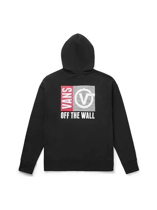 Толстовка mens sweater hooded side zipper black Vans — изображение 1 из 4, черный