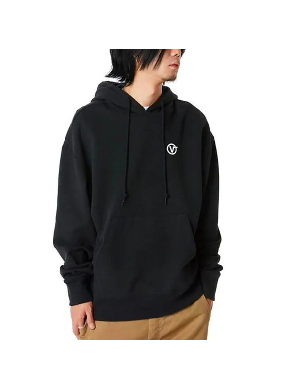 Толстовка mens sweater hooded side zipper black Vans — изображение 3 из 4, черный