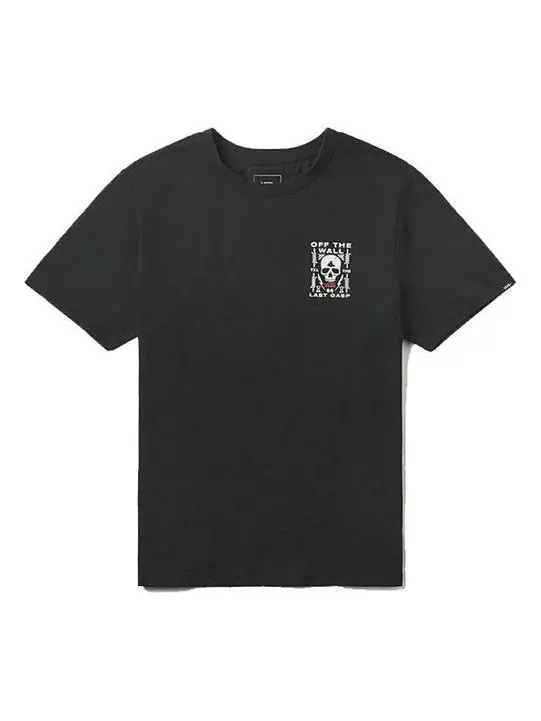 Футболка Men's Vans Casual Sports Skeleton Printing Short Sleeve Black — изображение 1 из 4, черный