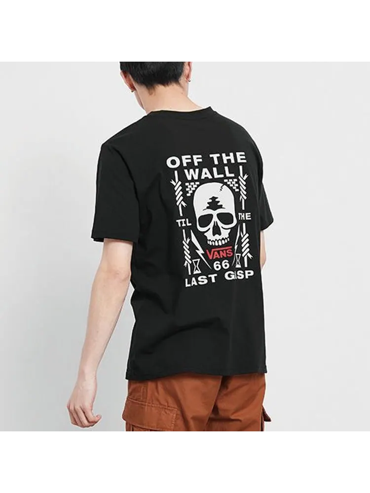 Футболка Men's Vans Casual Sports Skeleton Printing Short Sleeve Black — изображение 4 из 4, черный