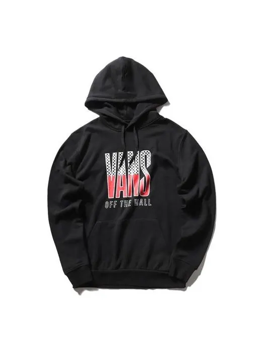 Толстовка alphabet pattern pullover couple style black Vans — изображение 1 из 2, черный