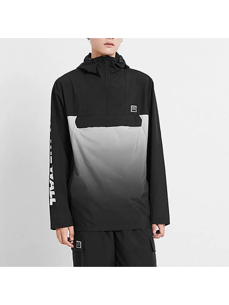 Куртка Vans Splicing Athleisure Casual Sports Hooded — изображение 4 из 5, черный
