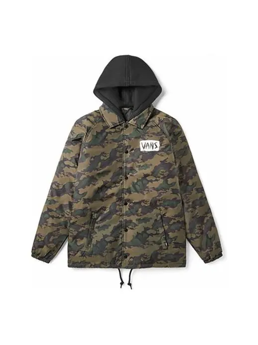 Куртка Men's Vans Stay Warm With Down Feather Athleisure Casual Sports Jacket Camouflage