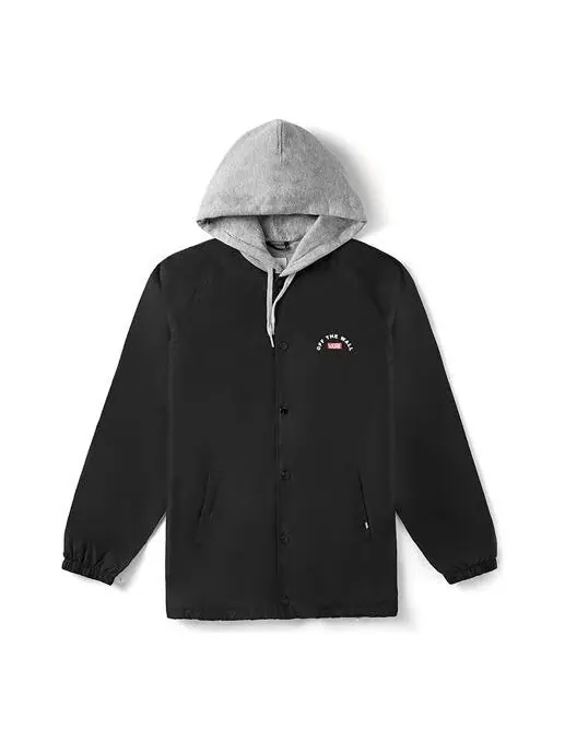 Куртка hooded casual jacket black Vans — изображение 1 из 2, черный