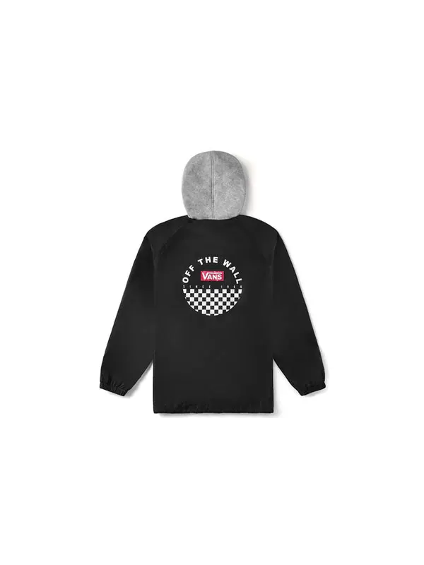 Куртка hooded casual jacket black Vans — изображение 2 из 2, черный