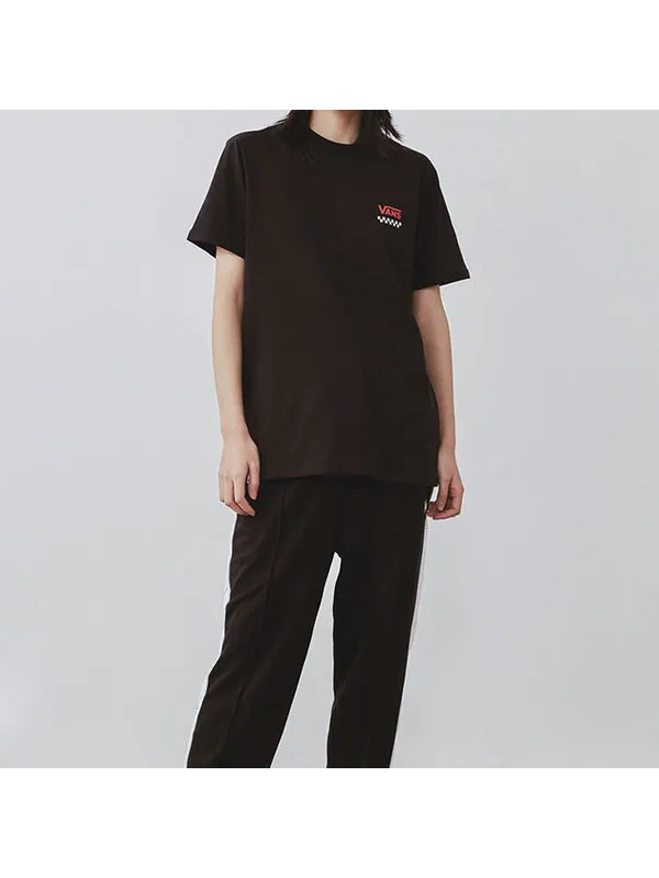 Футболка skateboard logo printing short sleeve black Vans — изображение 3 из 4, черный