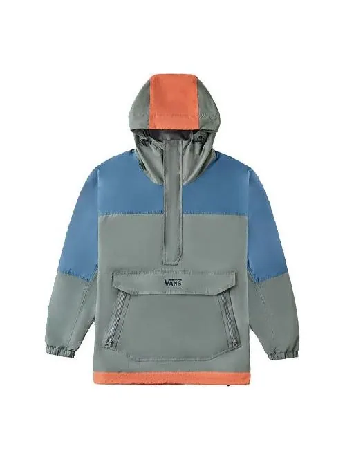 Куртка men's work weird colorblock casual sports jacket olive green Vans