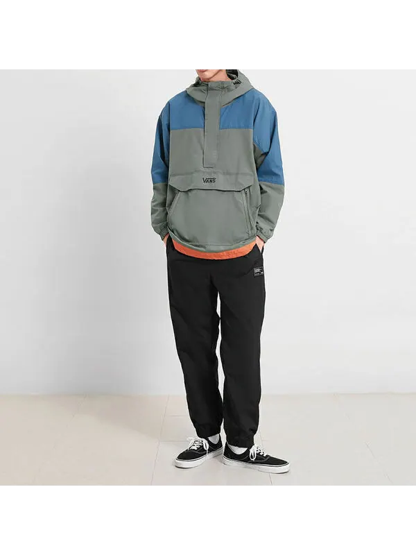Куртка men's work weird colorblock casual sports jacket olive green Vans — изображение 3 из 4, оливковый зеленый