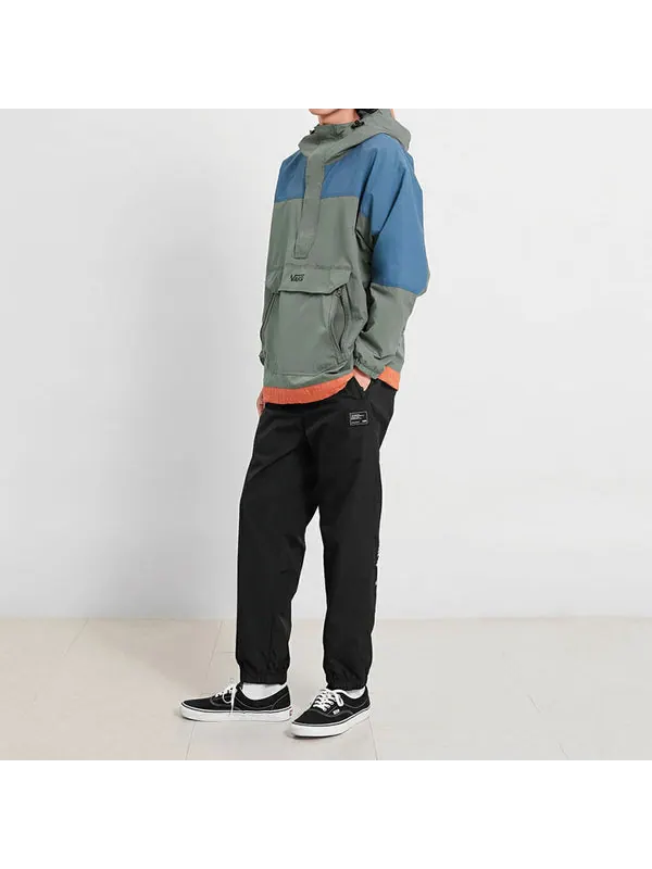 Куртка men's work weird colorblock casual sports jacket olive green Vans — изображение 4 из 4, оливковый зеленый